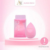 Aura Rich ฟองน้ำแต่งหน้า Marshmallow blending sponge 7.8 กรัม