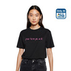 GQ EASY เสื้อยืดทรงปกติ ลาย The new black สีดำ