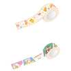 Elephant ตราช้าง Washi Tape วาชิเทป 15 มม. x 3 ม. Liquid Cat คละลาย (แพ็ก 4 ม้วน)