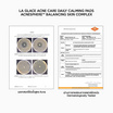 La Glace โทนเนอร์แพด Acne Care Daily Calming Pads 8 มล. (แพ็ก 6 ซอง)