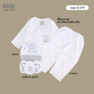 Little Home Baby ชุดเด็กแรกเกิด 5ชิ้น แขนยาว (0-3 เดือน) ลาย I love mom เทา