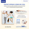 SleepHappy ที่นอนพ็อกเก็ตสปริง รุ่น Atlantis Lite หนา 7 นิ้ว