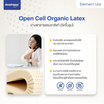 SleepHappy ที่นอนยางพาราแท้ รุ่น Element Lite หนา 4 นิ้ว