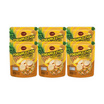 แน็คเก็ต ขนมปังแผ่นบางกลมไส้สับปะรด 100 กรัม (แพ็ก 6 ชิ้น)