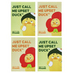 PYRAMID สมุดฉีกเปิดบน A6 Upset duck คละลาย (แพ็ก 4 เล่ม)