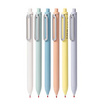 Deli ปากกาเจล หมึกน้ำเงิน 0.5 มม. No.EG338 ด้ามสีพาสเทล คละสี (แพ็ก 6 ด้าม)