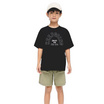 EMAS.HOUSE เสื้อยืดคอกลมเด็ก ผ้าคอตตอน KEEPGOING สีดำ