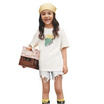 EMAS.HOUSE เสื้อยืดคอกลมเด็ก ผ้าคอตตอน Sweet สีขาว