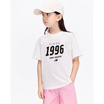 EMAS.HOUSE เสื้อยืดคอกลมเด็ก ผ้าคอตตอน 1996 สีขาว