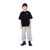 EMAS.HOUSE เสื้อยืดคอกลมเด็ก ผ้าคอตตอน 09 สีดำ