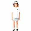 EMAS.HOUSE เสื้อยืดคอกลมเด็ก ผ้าคอตตอน 09 สีขาว
