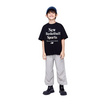 EMAS.HOUSE เสื้อยืดคอกลมเด็ก ผ้าคอตตอน New สีดำ