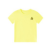 EMAS.HOUSE เสื้อยืดคอกลมเด็ก ผ้าคอตตอน EM สีเหลือง