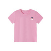 EMAS.HOUSE เสื้อยืดคอกลมเด็ก ผ้าคอตตอน EM สีชมพู