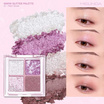 Meilinda อายแชโดว์ Snow Glitter Palette 3.6 กรัม