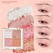 Meilinda อายแชโดว์ Snow Glitter Palette 3.6 กรัม