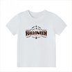 EMAS.HOUSE เสื้อยืดผ้าคอตตอน 100% รุ่น Halloween 02 สีขาว