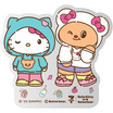คลิปหนีบกระดาษ Hello Kitty x Butterbear (แพ็ก 4 ชิ้น)