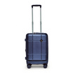 HQ LUGGAGE กระเป๋าเดินทาง PC เปิดด้านหน้า ระบบล็อค TSA 4 ล้อคู่ รุ่น 98033 สีกรม