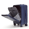 HQ LUGGAGE กระเป๋าเดินทาง PC เปิดด้านหน้า ระบบล็อค TSA 4 ล้อคู่ รุ่น 98033 สีกรม