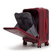 HQ LUGGAGE กระเป๋าเดินทาง PC เปิดด้านหน้า ระบบล็อค TSA 4 ล้อคู่ รุ่น 98033 สีแดง
