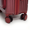 HQ LUGGAGE กระเป๋าเดินทาง PC เปิดด้านหน้า ระบบล็อค TSA 4 ล้อคู่ รุ่น 98033 สีแดง