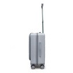 HQ LUGGAGE กระเป๋าเดินทาง PC เปิดด้านหน้า ระบบล็อค TSA 4 ล้อคู่ รุ่น 98033 สีเงิน