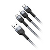 Qoovi สายชาร์จ 3 in 1 รุ่น CLA3