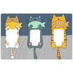 Homelove พรมเช็ดเท้า พรมเช็ดเท้าการ์ตูน น่ารัก กันลื่น ซับน้ำดี ลายแมวคาบปลา