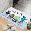 Homelove พรมเช็ดเท้า พรมเช็ดเท้าการ์ตูน น่ารัก กันลื่น ซับน้ำดี ลายกระบองเพชร