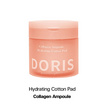 Doris โทนเนอร์แพด Collagen Ampoule Hydrating Cotton Pad 140 มล.(80 แผ่น)