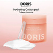Doris โทนเนอร์แพด Collagen Ampoule Hydrating Cotton Pad 140 มล.(80 แผ่น) (แพ็ก 2 ชิ้น)
