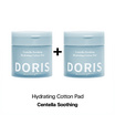 Doris โทนเนอร์แพด Centella Soothing Hydrating Cotton Pad 140 มล.(80 แผ่น) (แพ็ก 2 ชิ้น)