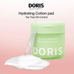 Doris โทนเนอร์แพด Tea Tree Oil-Control Hydrating Cotton Pad 140 มล.(80 แผ่น) (แพ็ก 2 ชิ้น)