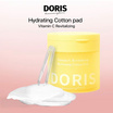 Doris โทนเนอร์แพด Vitamin C Revitalizng Hydrating Cotton Pad 140 มล.(80 แผ่น) (แพ็ก 2 ชิ้น)