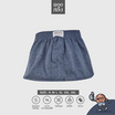 100alueng กางเกงบ๊อกเซอร์ (BOXER) ผ้ายืดนิ่ม สีกรม
