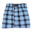 100 Salueng กางเกงบ๊อกเซอร์ (BOXER) ผ้ายืดนิ่ม ลายสก๊อต สีฟ้า