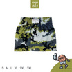 100 Salueng กางเกงบ๊อกเซอร์ (BOXER) ผ้ายืดนิ่ม ลายพรางทหาร สีเขียว