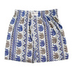 100 Salueng กางเกงบ๊อกเซอร์ (BOXER) ผ้ายืดนิ่ม ลายช้างไทย สีน้ำเงิน