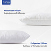 SleepHappy หมอนไมโครไฟเบอร์ รุ่น Microfiber Pillow