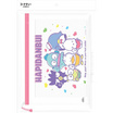 CODE:D แฟ้มซองซิป PVC ขนาด A4 Sanrio คละลาย (แพ็ก 3 ซอง)