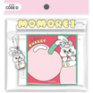 CODE:D กระดาษโน้ตแถบกาว+พวงกุญแจ MOMOREI คละลาย (แพ็ก 4 ชุด)