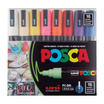 uni ปากกามาร์คเกอร์ POSCA รุ่น PC-5M Standard Color Set 16 สี