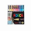 uni ปากกามาร์คเกอร์ POSCA รุ่น PC-3M Soft Color Set 8 สี