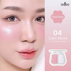 Odbo บลัชออนและไฮไลท์ Duo Fuse Blush & Highlight 3+3กรัม
