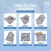 CBG Devices กระเป๋าผ้าหนึบหนับ Pack & Stick