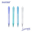 FASTER ปากกาเจล Luminie 0.5 มม. หมึกน้ำเงิน ด้ามคละสี (กล่อง 12 ด้าม)