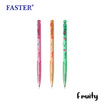FASTER ปากกาลูกลื่น Fruity 0.38 มม. หมึกน้ำเงิน ด้ามคละลาย (กล่อง 12 ด้าม)