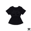 Wacoal เสื้อยืดเสริมบรา Bra Top รุ่น WH4A07 สีดำ