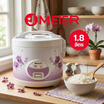 J Meier หม้อหุงข้าวไฟฟ้า 1.8 ลิตร ME-RC-004 White